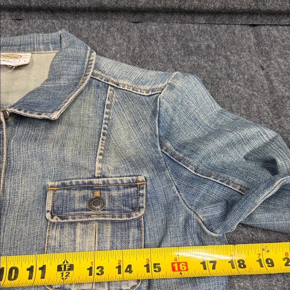 Talbots Classic Light Blue Jean Jacket - Picture 5 of 5
